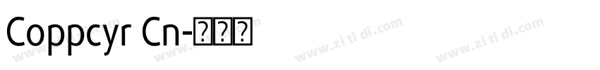 Coppcyr Cn字体转换